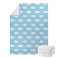 Sky Cloud Pattern Print Blanket
