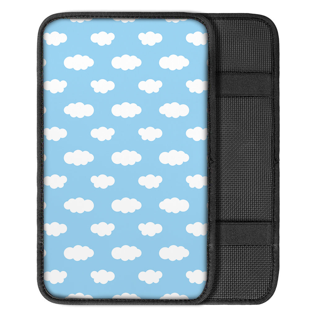 Sky Cloud Pattern Print Car Center Console Cover