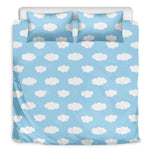 Sky Cloud Pattern Print Duvet Cover Bedding Set