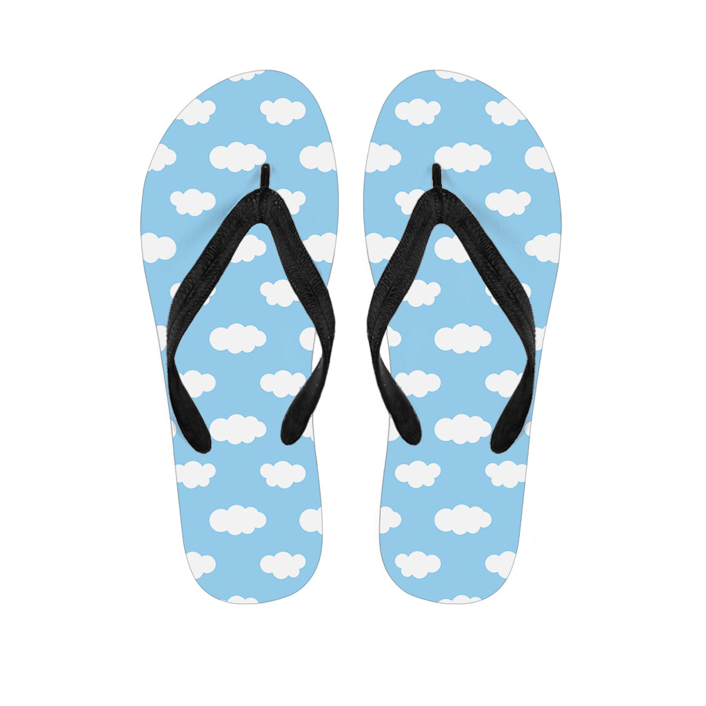 Sky Cloud Pattern Print Flip Flops