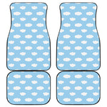 Sky Cloud Pattern Print Front and Back Car Floor Mats