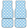 Sky Cloud Pattern Print Front and Back Car Floor Mats