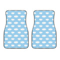 Sky Cloud Pattern Print Front Car Floor Mats