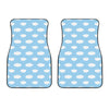 Sky Cloud Pattern Print Front Car Floor Mats