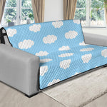 Sky Cloud Pattern Print Futon Protector