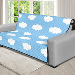 Sky Cloud Pattern Print Futon Protector