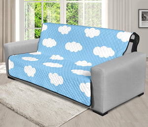 Sky Cloud Pattern Print Futon Protector