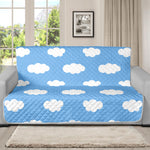 Sky Cloud Pattern Print Futon Protector