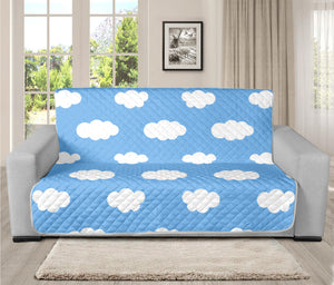 Sky Cloud Pattern Print Futon Protector