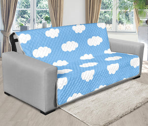 Sky Cloud Pattern Print Futon Protector