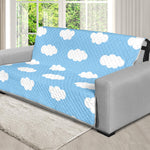 Sky Cloud Pattern Print Futon Protector