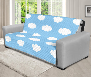 Sky Cloud Pattern Print Futon Protector