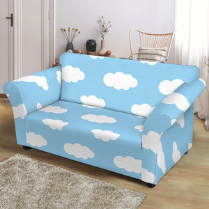 Sky Cloud Pattern Print Loveseat Slipcover