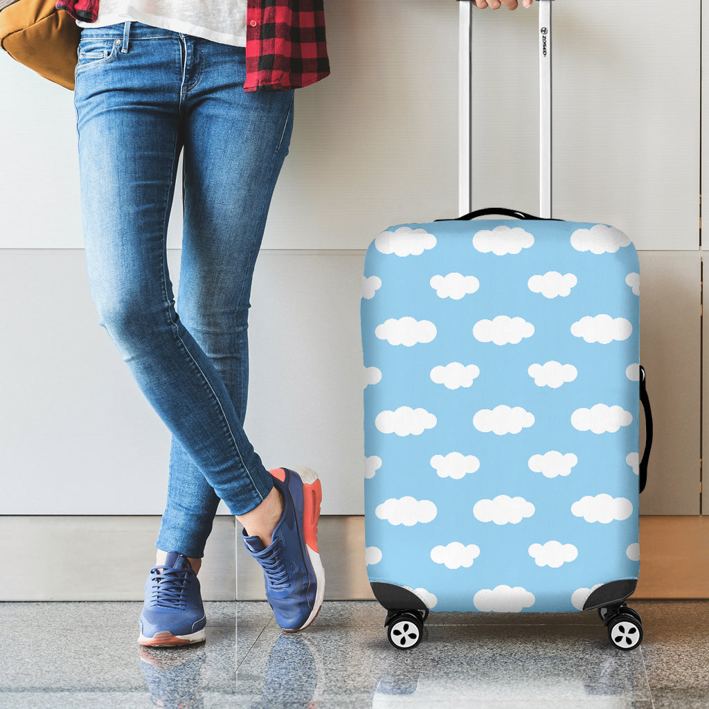 Sky Cloud Pattern Print Luggage Cover