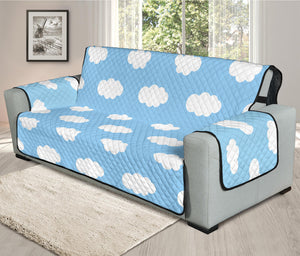 Sky Cloud Pattern Print Oversized Sofa Protector