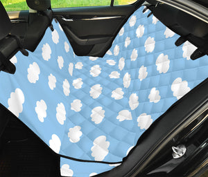 Sky Cloud Pattern Print Pet Car Back Seat Cover