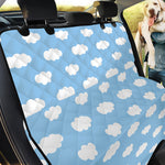 Sky Cloud Pattern Print Pet Car Back Seat Cover