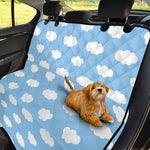 Sky Cloud Pattern Print Pet Car Back Seat Cover