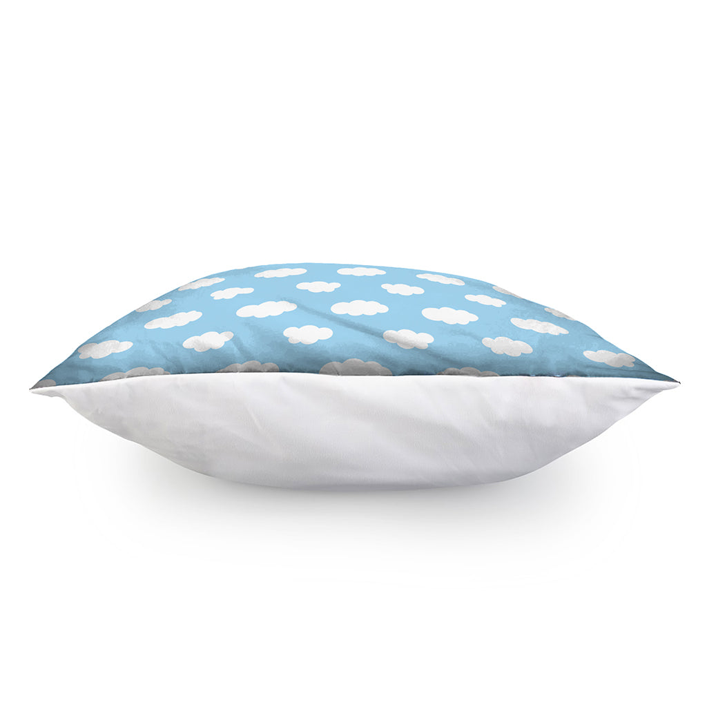 Sky Cloud Pattern Print Pillow Cover