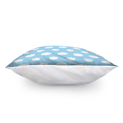 Sky Cloud Pattern Print Pillow Cover
