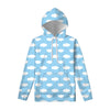 Sky Cloud Pattern Print Pullover Hoodie