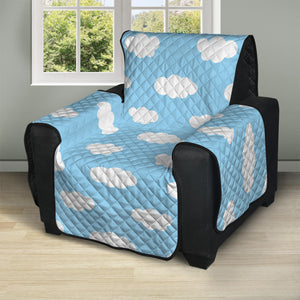 Sky Cloud Pattern Print Recliner Protector