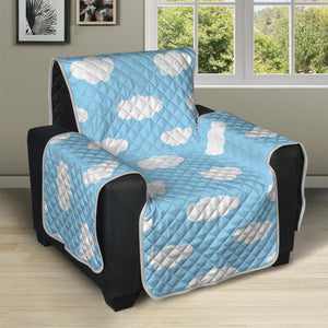 Sky Cloud Pattern Print Recliner Protector