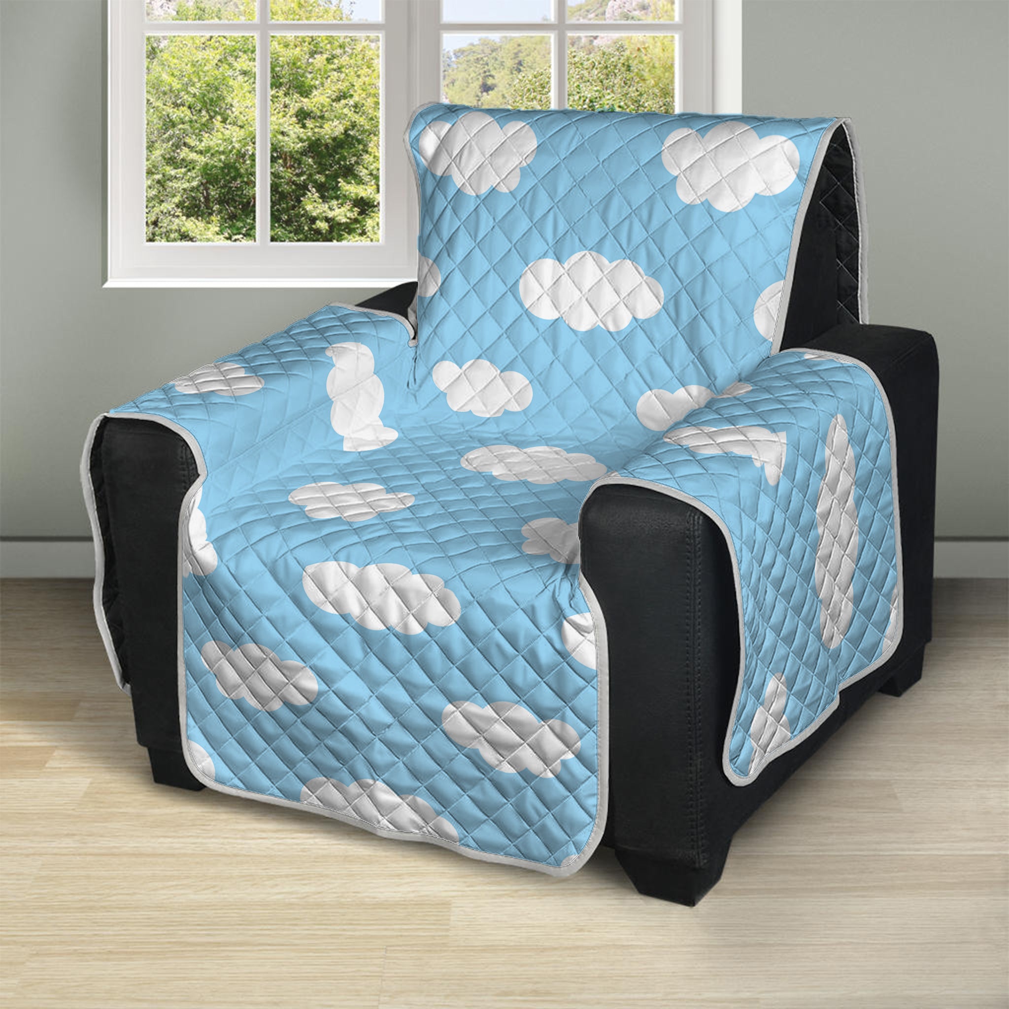 Sky Cloud Pattern Print Recliner Protector