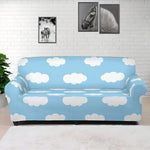 Sky Cloud Pattern Print Sofa Cover