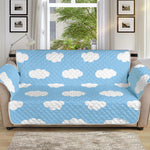 Sky Cloud Pattern Print Sofa Protector