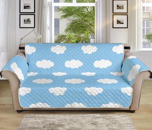 Sky Cloud Pattern Print Sofa Protector