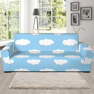 Sky Cloud Pattern Print Sofa Slipcover