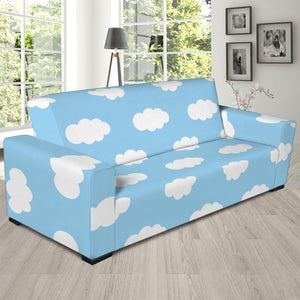 Sky Cloud Pattern Print Sofa Slipcover