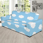 Sky Cloud Pattern Print Sofa Slipcover