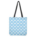 Sky Cloud Pattern Print Tote Bag