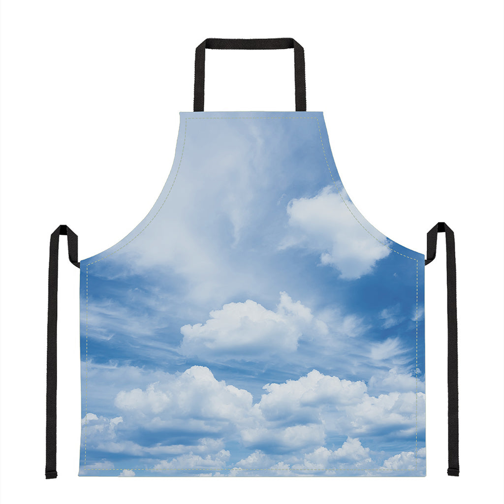 Sky Cloud Print Apron