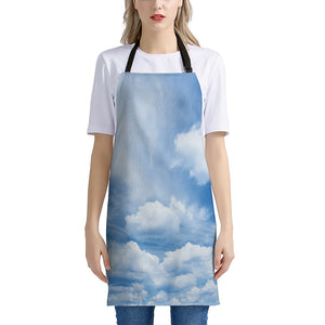 Sky Cloud Print Apron