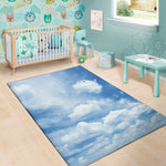 Sky Cloud Print Area Rug