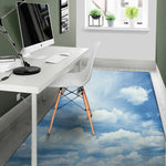 Sky Cloud Print Area Rug