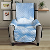 Sky Cloud Print Armchair Protector