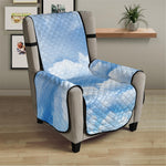 Sky Cloud Print Armchair Protector