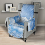 Sky Cloud Print Armchair Protector