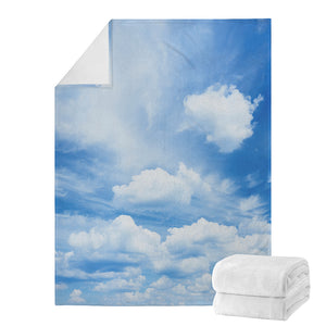 Sky Cloud Print Blanket