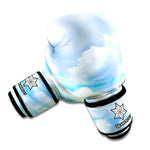 Sky Cloud Print Boxing Gloves