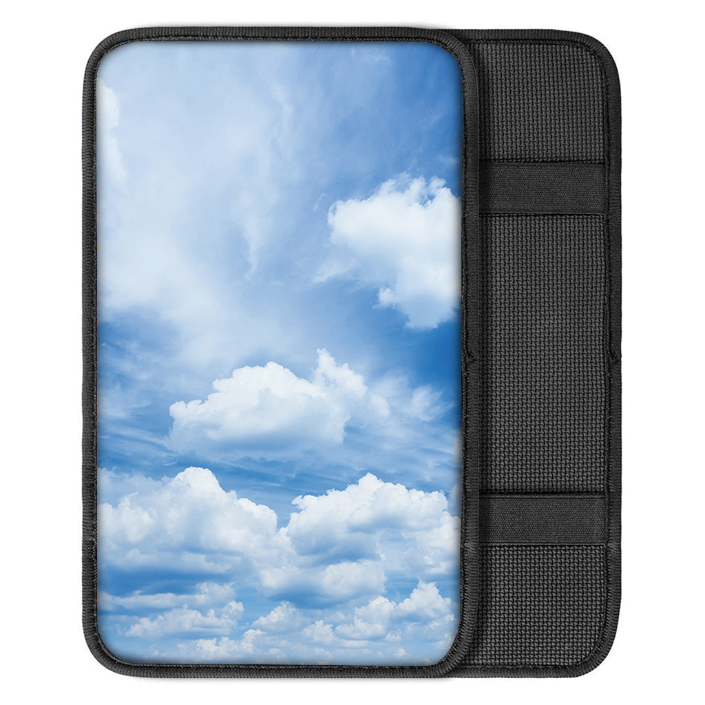 Sky Cloud Print Car Center Console Cover