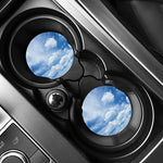 Sky Cloud Print Car Coasters