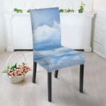 Sky Cloud Print Dining Chair Slipcover