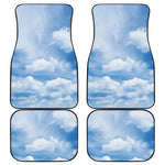 Sky Cloud Print Front and Back Car Floor Mats