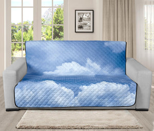 Sky Cloud Print Futon Protector