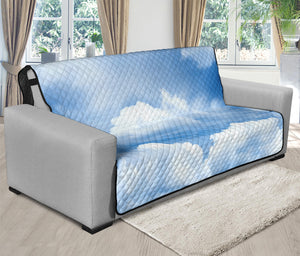 Sky Cloud Print Futon Protector